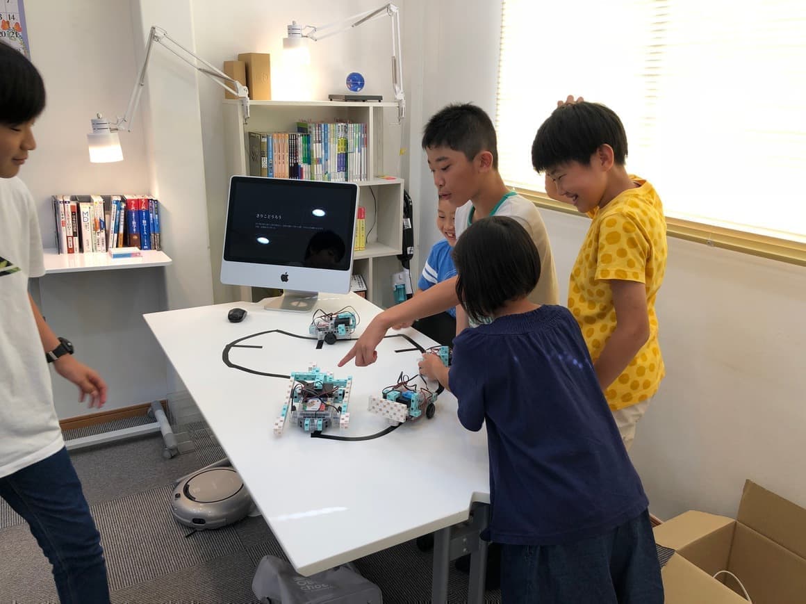 いくのう学院ロボットプログラミング教室授業風景